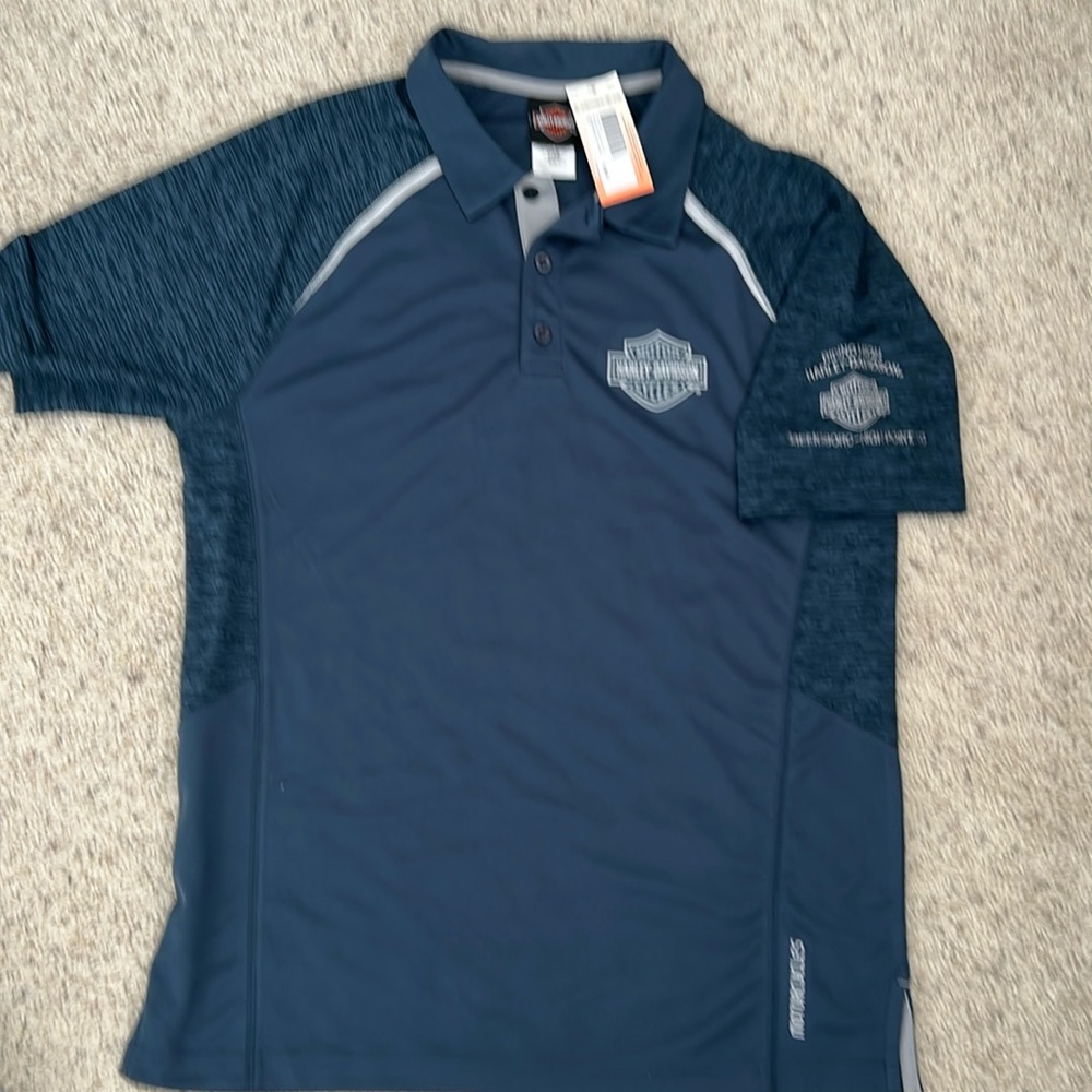 Harley-Davidson Dark Blue Polo Shirt